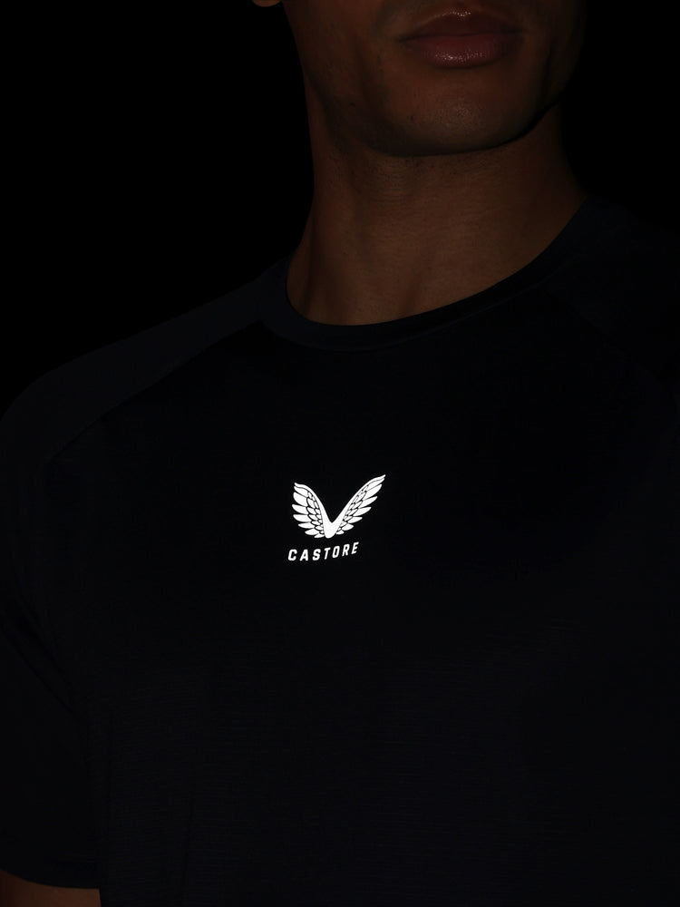 Heren Apex Tennis T-Shirt - Marineblauw