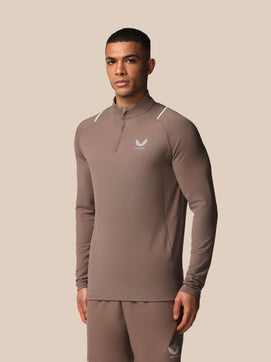 Heren Apex Training Kwartrits Top - Diep Taupe