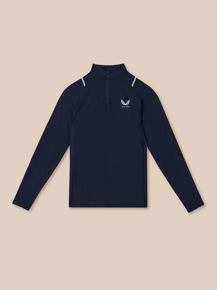 Heren Apex Training Kwartrits Top - Marineblauw