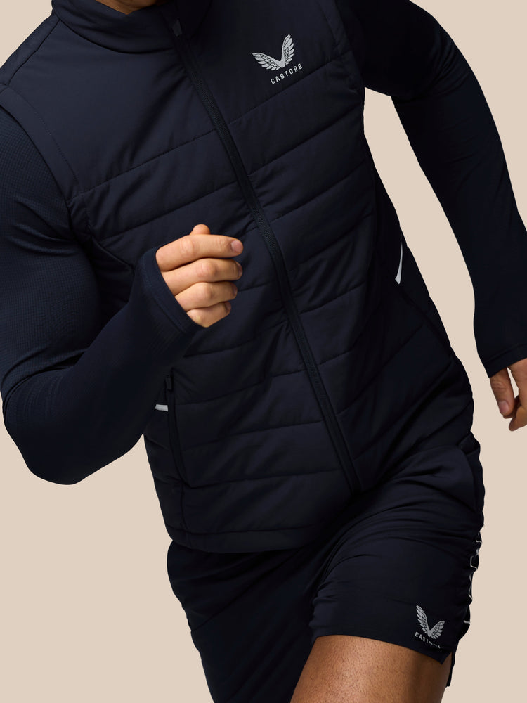 Heren Apex Training Gilet - Marineblauw