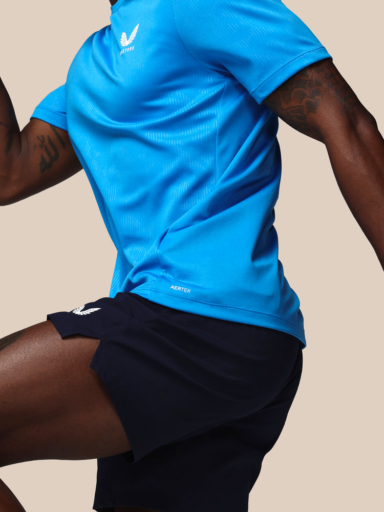 Heren Adapt All-Over Print T-Shirt - Blauw