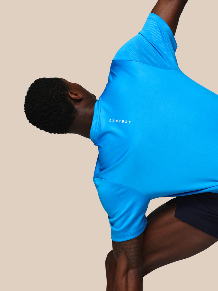 Heren Adapt All-Over Print T-Shirt - Blauw