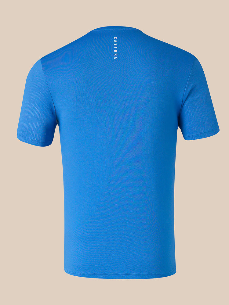 Heren Adapt T-Shirt met print - Blauw