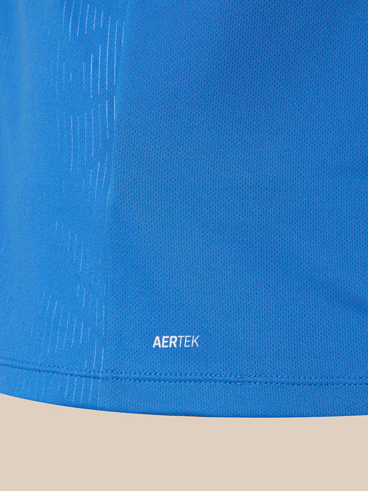 Heren Adapt T-Shirt met print - Blauw