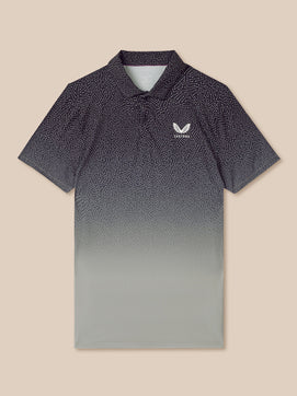 Heren Golf Map Geprinte Polo - Marineblauw