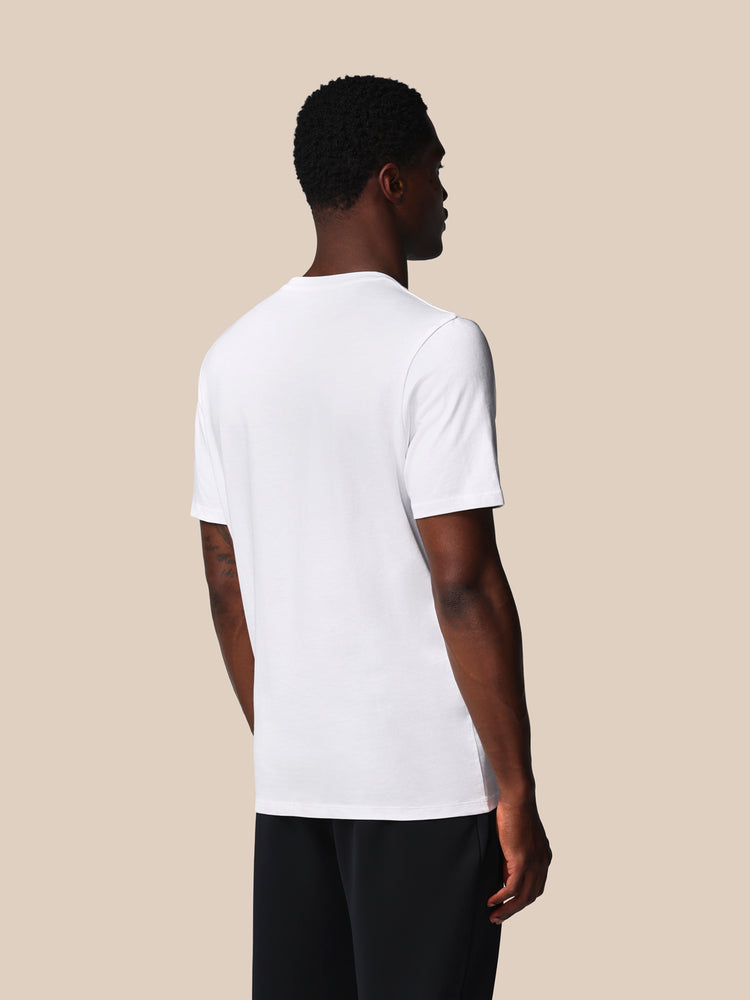 Heren Adapt Grafisch T-Shirt - Castore Wit