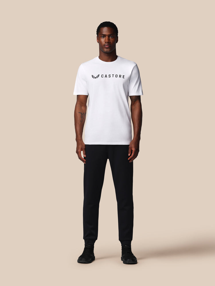Heren Adapt Grafisch T-Shirt - Castore Wit