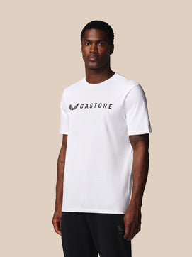 Heren Adapt Grafisch T-Shirt - Castore Wit