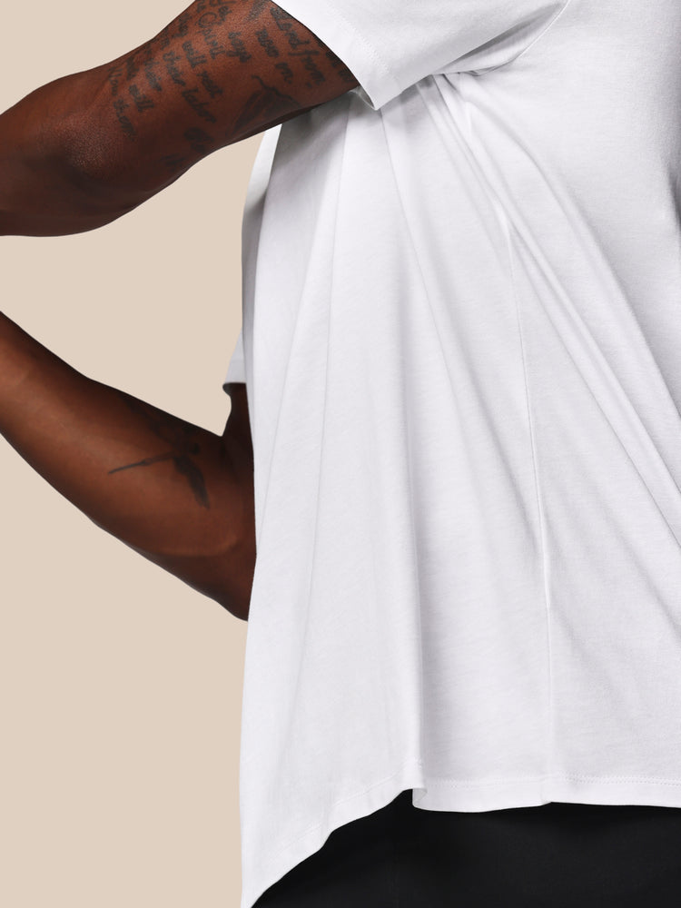 Heren Adapt Grafisch T-Shirt - Castore Wit