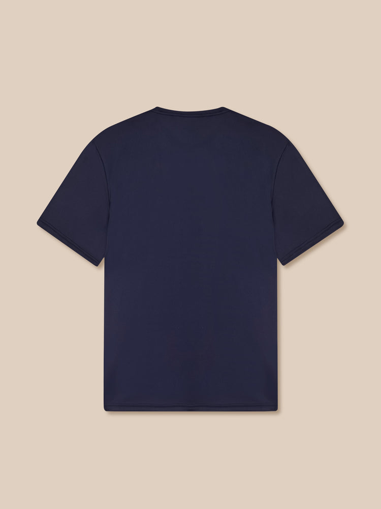 Heren Adapt Grafisch T-Shirt - Marineblauw