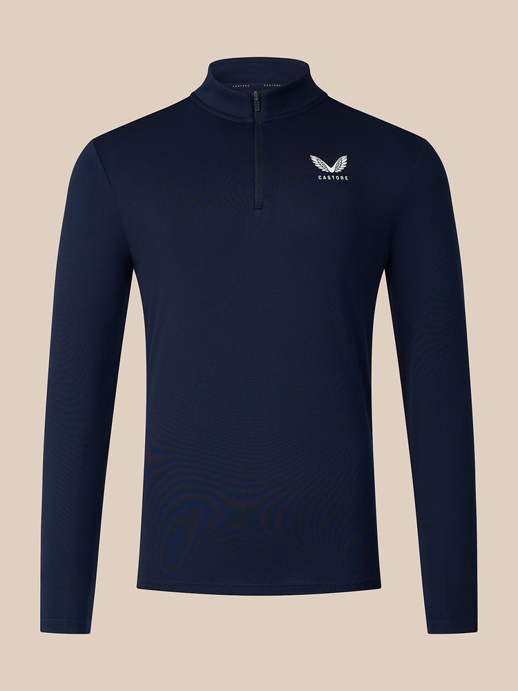 Heren Adapt Kwartrits Top - Marineblauw