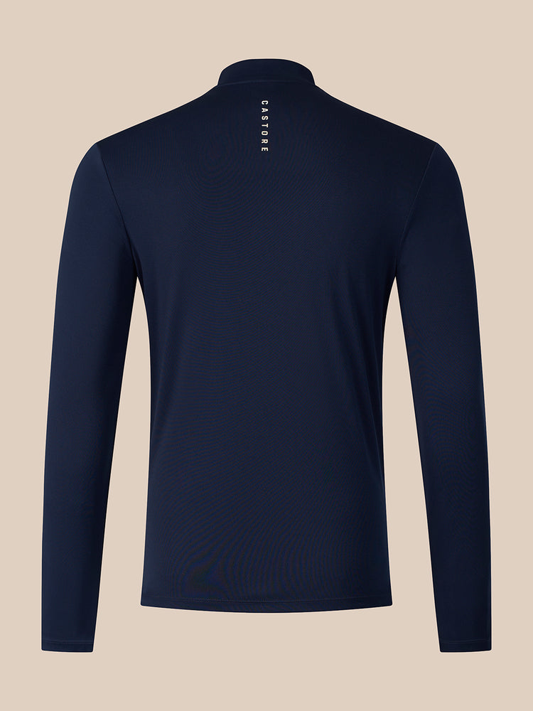 Heren Adapt Kwartrits Top - Marineblauw