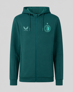 Feyenoord Travel 2026-2027 Hoodie - Junior - Groen
