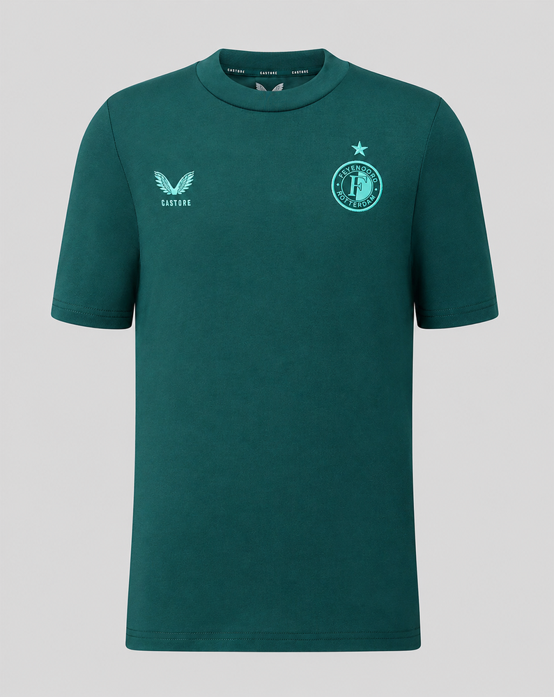 Feyenoord Travel 2026-2027 T-Shirt - Junior - Groen