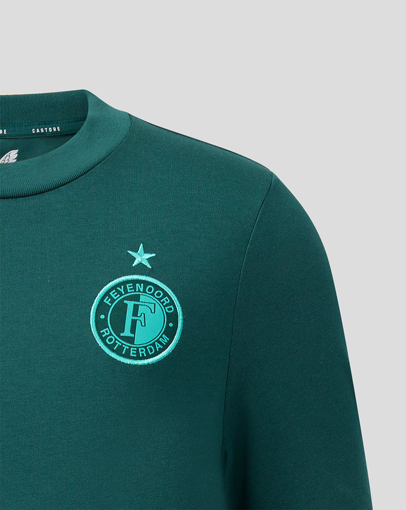 Feyenoord Travel 2026-2027 T-Shirt - Junior - Groen