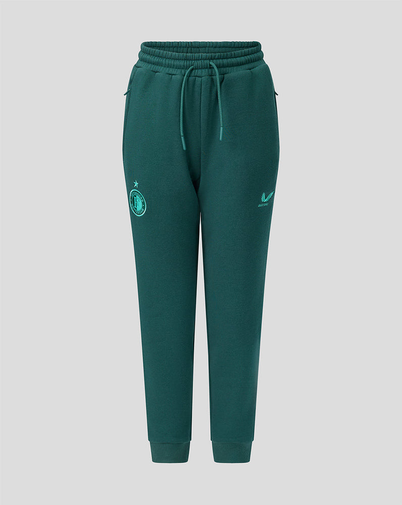 Feyenoord Travel 2026-2027 Joggers - Junior - Groen