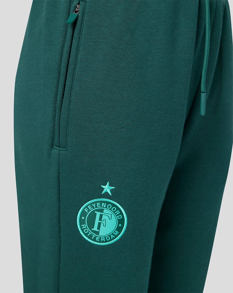 Feyenoord Travel 2026-2027 Joggers - Junior - Groen