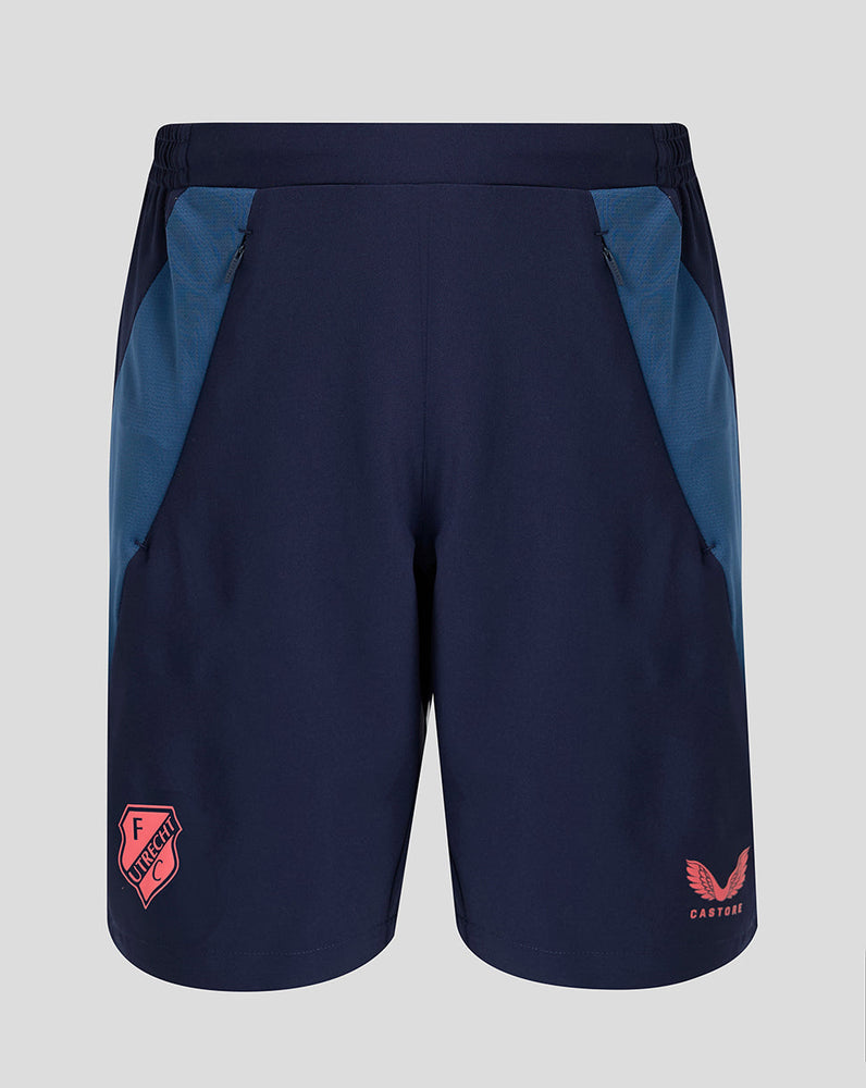 FC Utrecht Training 26/27 Short Met Zakken - Junior - Marineblauw