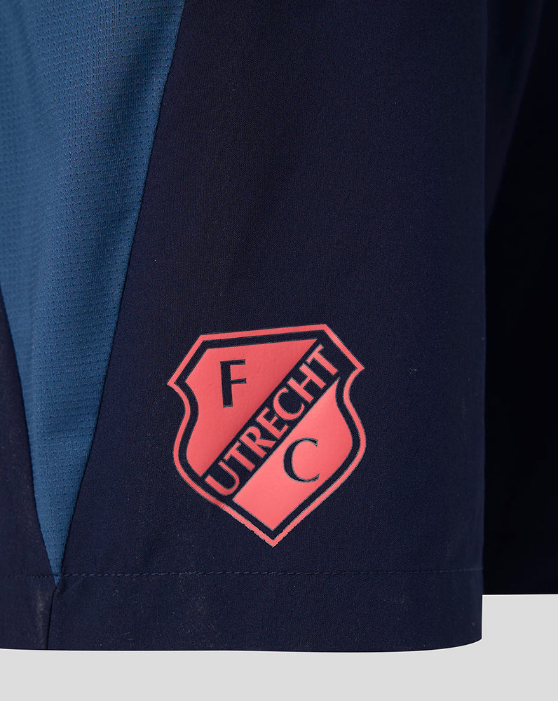 FC Utrecht Training 26/27 Short Met Zakken - Junior - Marineblauw