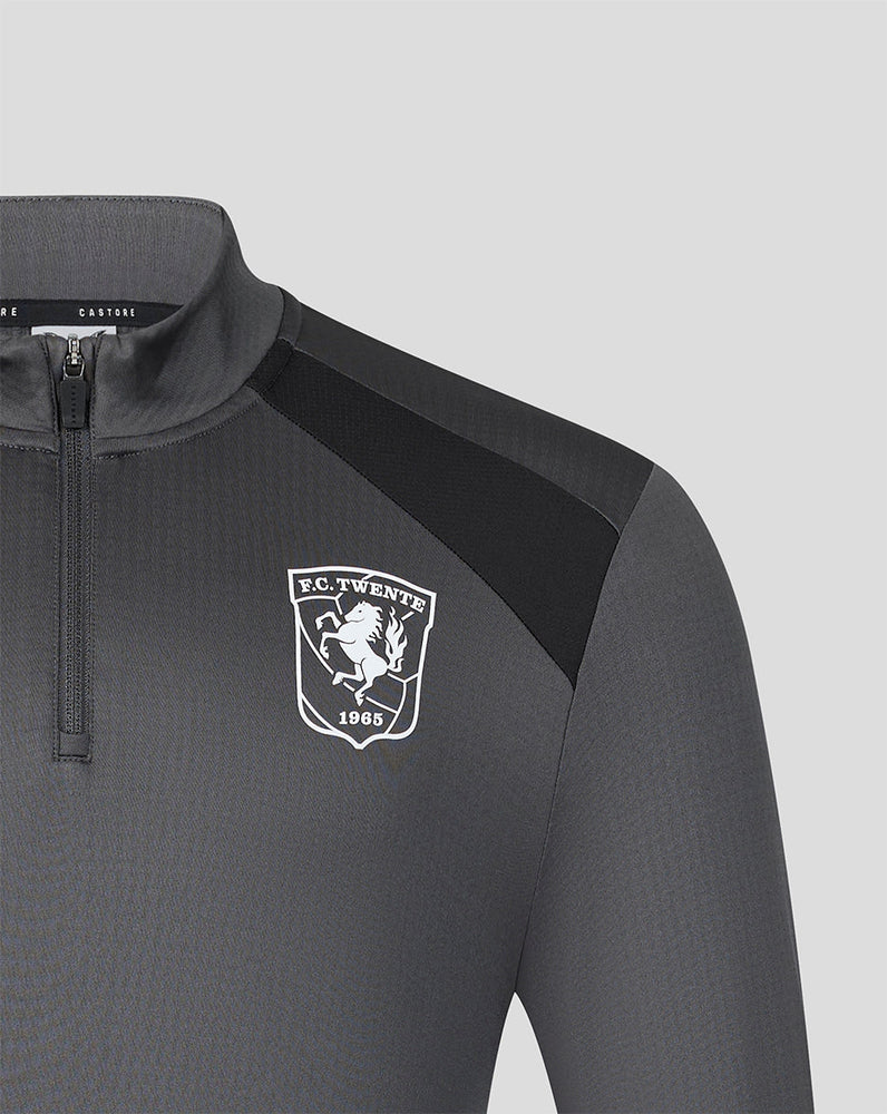 FC Twente Training 26/27 Coaches Midlayer Top - Heren - Gunmetal