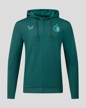Feyenoord Travel 2026-2027 Hoodie - Heren - Groen