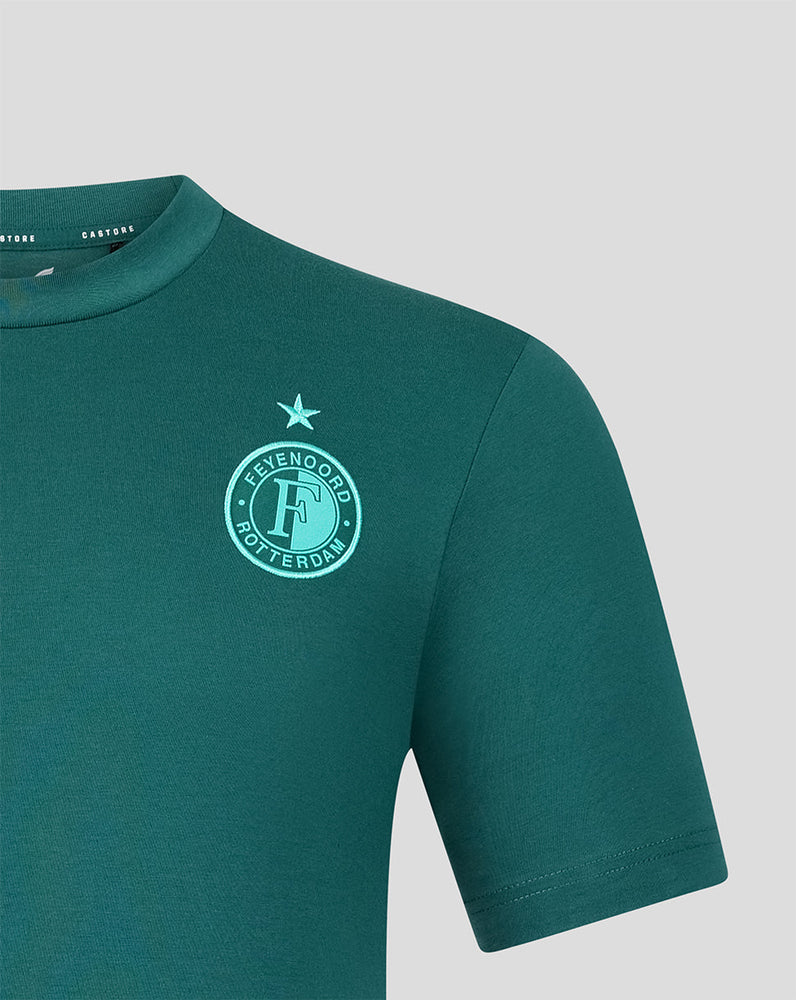 Feyenoord Travel 2026-2027 T-Shirt - Heren - Groen