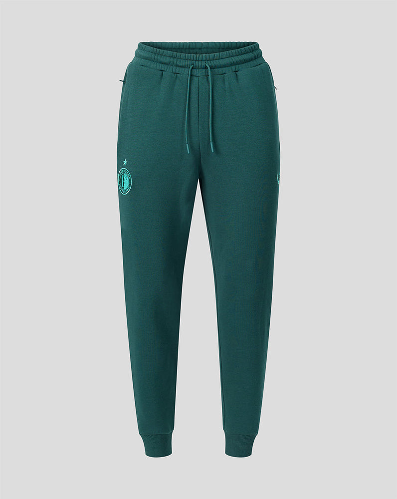 Feyenoord Travel 2026-2027 Joggers - Heren - Groen