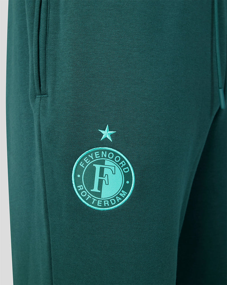 Feyenoord Travel 2026-2027 Joggers - Heren - Groen