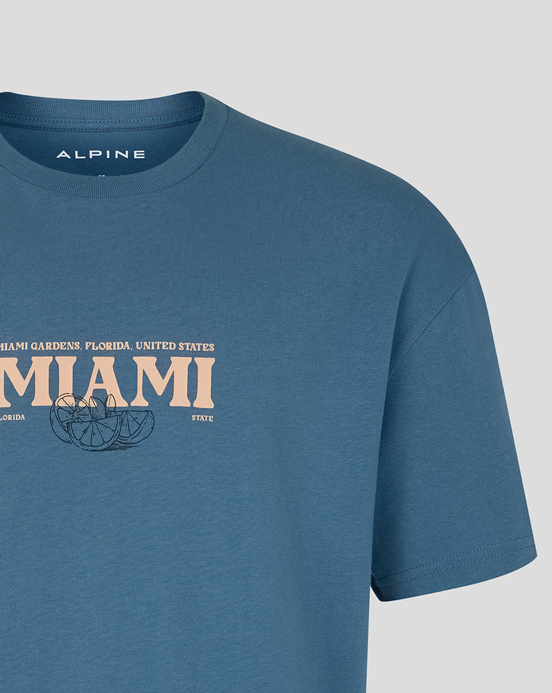 BWT Alpine Formula One Team Miami Race Grafisch T-Shirt - Unisex