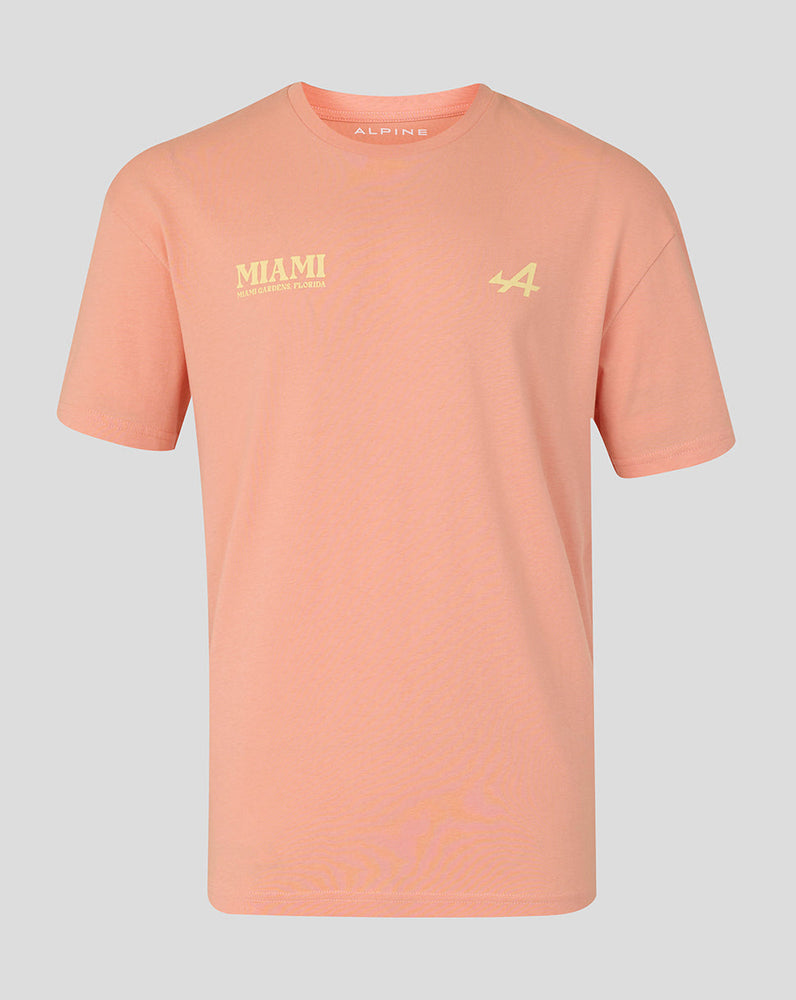 BWT Alpine Formula One Team Miami Grafisch T-Shirt - Unisex