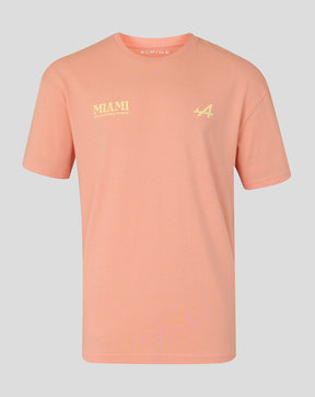 BWT Alpine Formula One Team Miami Grafisch T-Shirt - Unisex
