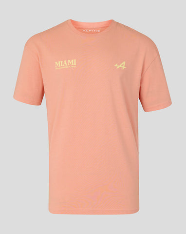 BWT Alpine Formula One Team Miami Grafisch T-Shirt - Unisex