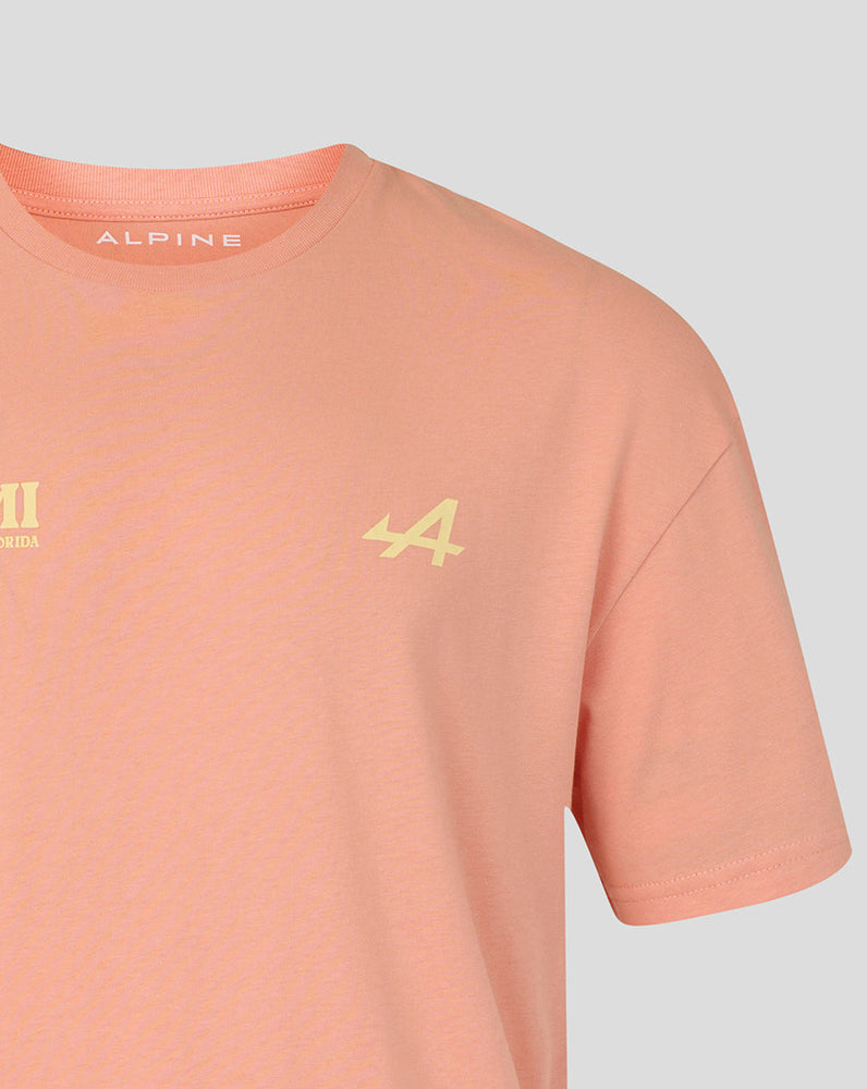 BWT Alpine Formula One Team Miami Grafisch T-Shirt - Unisex