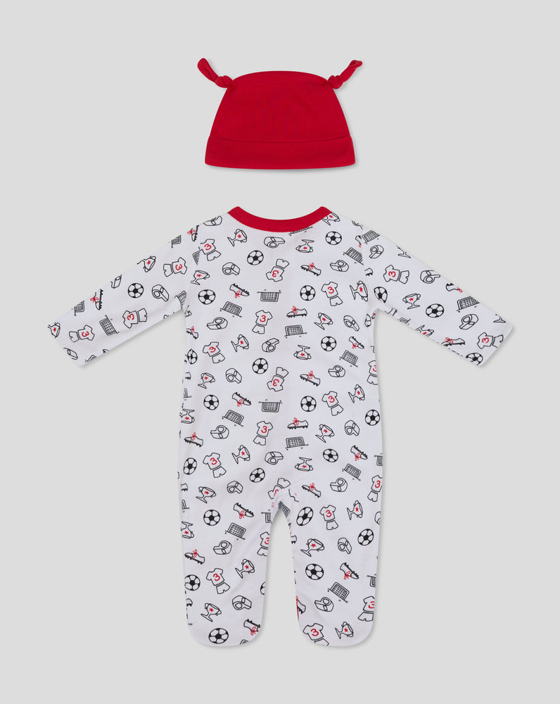 ALMERIA BABYCADEAUSET (ROMPER & MUTS) - WIT