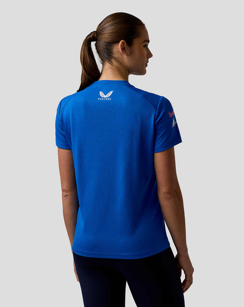 Officieel Dames Gepersonaliseerd BWT Alpine Formula One Team Set Up T-Shirt