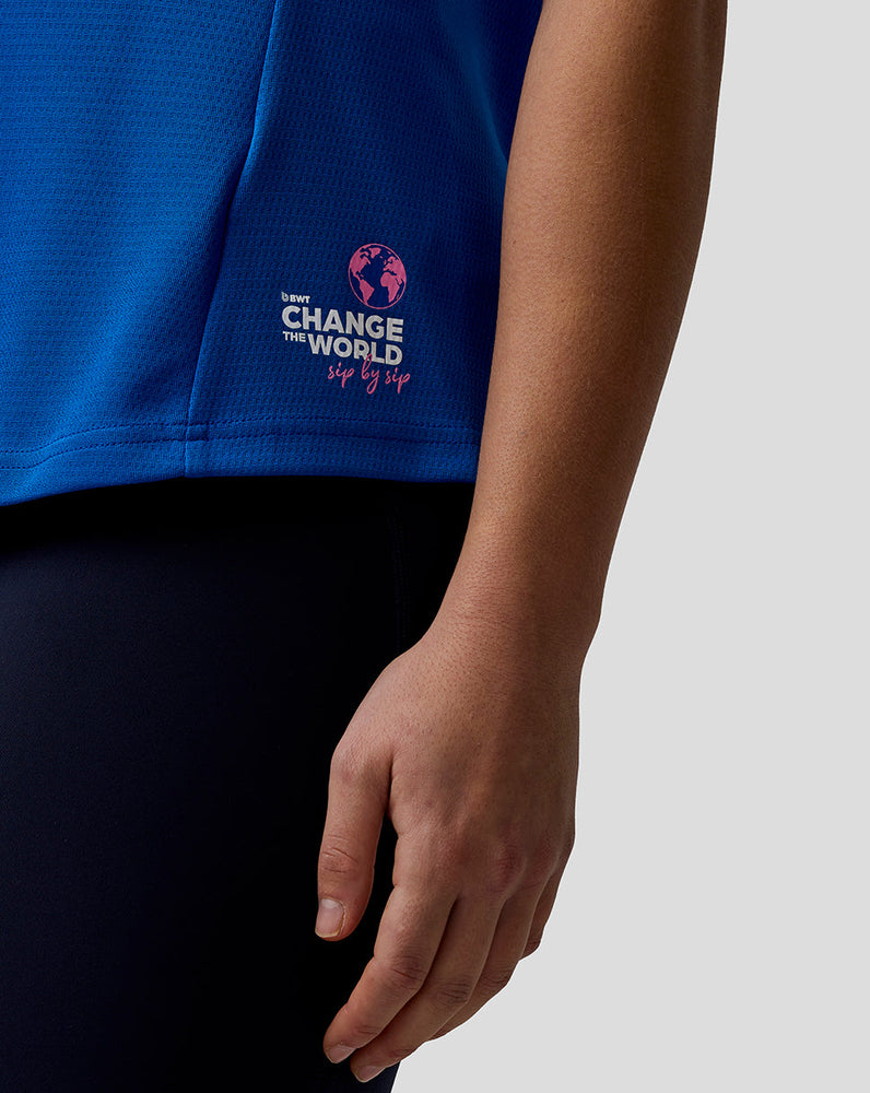 Officieel Dames Gepersonaliseerd BWT Alpine Formula One Team Set Up T-Shirt