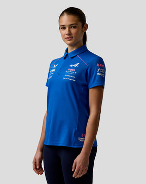 Officieel Dames Gepersonaliseerd BWT Alpine Formula One Team Polo Shirt