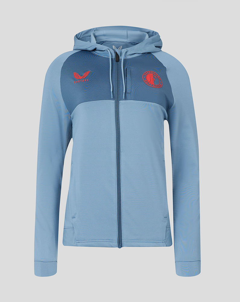 Feyenoord Women's Lifestyle Tech Fleece Hoody - Blauw