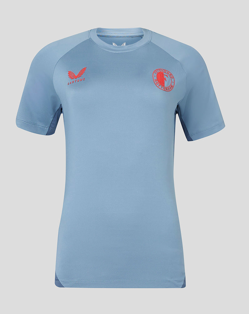 Feyenoord Vrouwen T-Shirt - Blauw