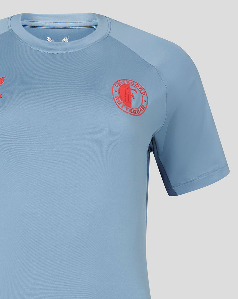 Feyenoord Vrouwen T-Shirt - Blauw