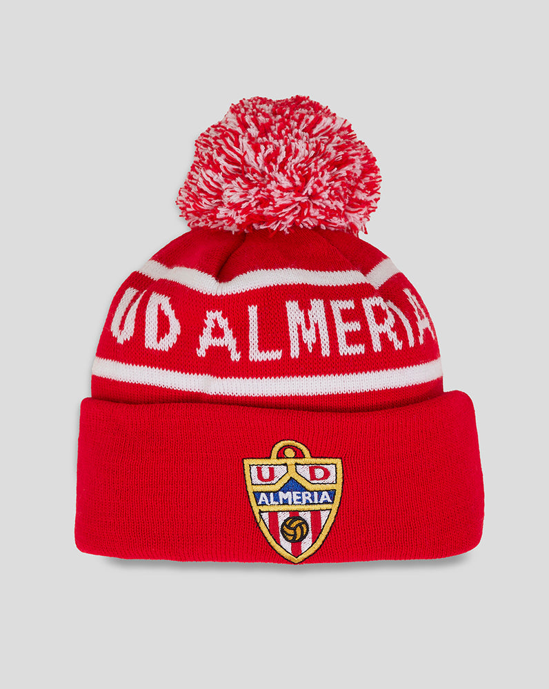 ALMERIA BOBBLE MUTS VOOR JUNIOR - ROOD