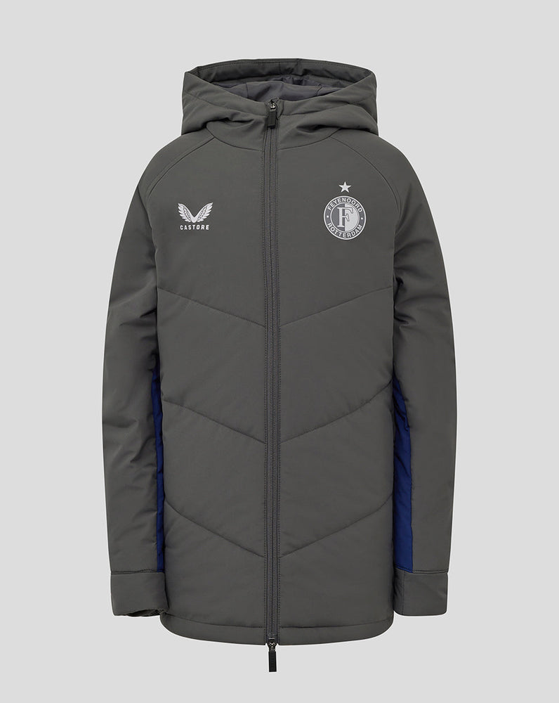 FEYENOORD TRAINING GEWATTEERDE JAS 2025-2026 - JUNIOR - GRIJS