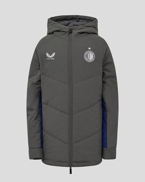 FEYENOORD TRAINING GEWATTEERDE JAS 2025-2026 - JUNIOR - GRIJS