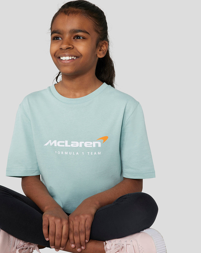 Junior McLaren Team Core Essentials T-shirt - Wolkenblauw