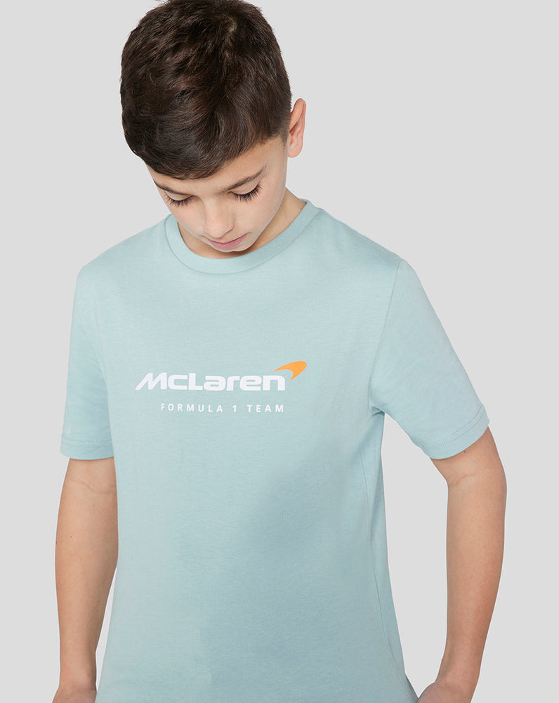 Junior McLaren Team Core Essentials T-shirt - Wolkenblauw