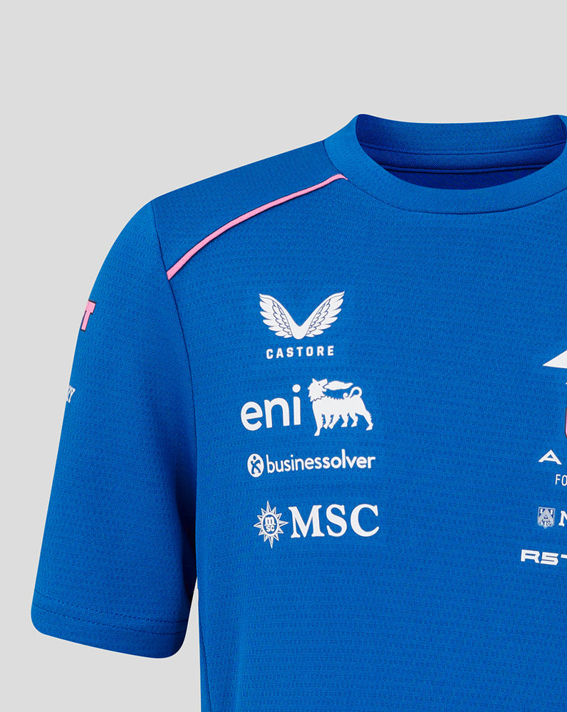 Officieel Junior BWT Alpine Formula One Team Set Up T-Shirt
