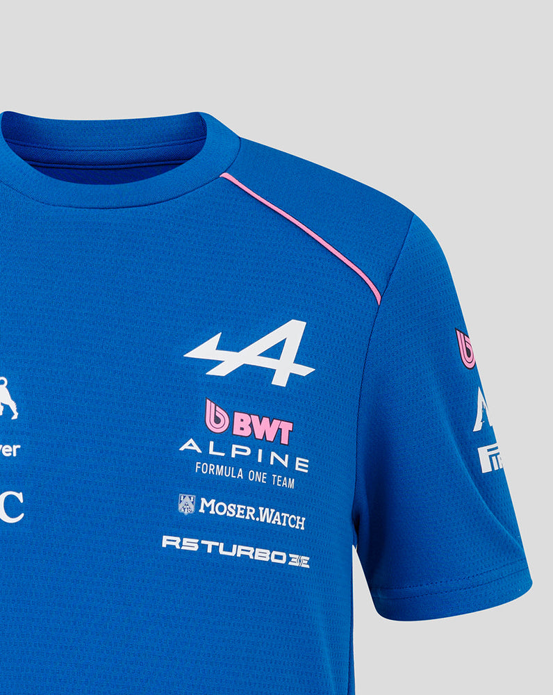 Officieel Junior BWT Alpine Formula One Team Set Up T-Shirt
