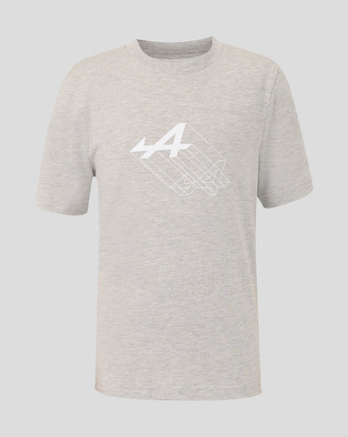 BWT Alpine Junior Regular Fit Graphic T-Shirt – Grey Marl