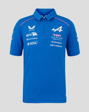 Officieel Junior Gepersonaliseerd BWT Alpine Formula One Team Polo Shirt