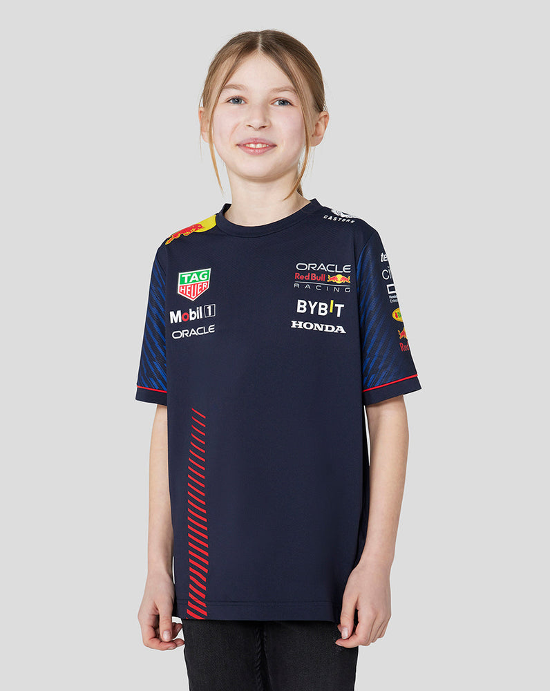 Junior Oracle Red Bull Racing Set Up T-Shirt - Night Sky